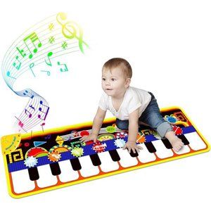 Baby Piano Mat with 25 Music Sounds, Kids Musical Playmat, Early Education Toy